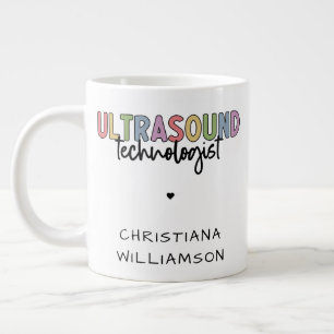 Eget namn Ultrasound-teknikgåvor Jumbo Mugg