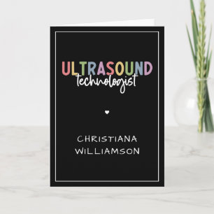 Eget namn Ultrasound-teknikgåvor Kort