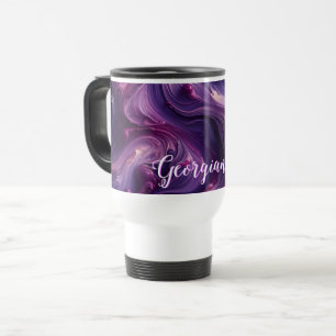 Eget namn Vibrant Lila PWN Paint Effect Resemugg