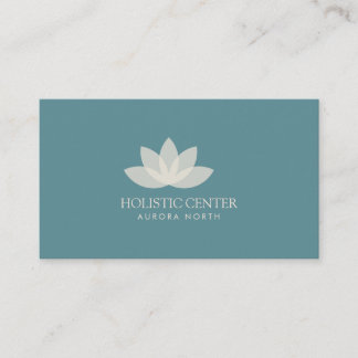 Eget namn Yoga för ivory Lotus Flower Visitkort
