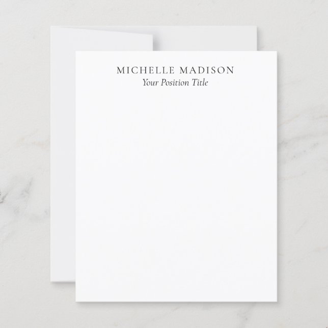 Eget namnläge trendig minimalistisk professionell  (Framsida)
