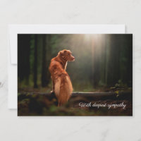 eget sympatikort för fotoavbildning i hund