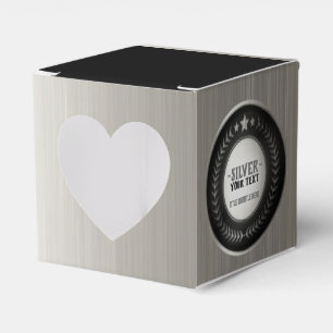 EGET UTTRYCK DIY MEDALJ Silver LÄGG TILL DIN LOGO Presentaskar
