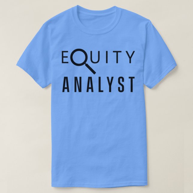 Egetkapitalanalytiker Lagrar analytiker - handel 1 T Shirt (Design framsida)