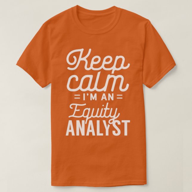 Egetkapitalanalytiker, Lagrar analytiker, handel 2 T Shirt (Design framsida)