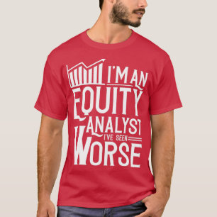 Egetkapitalanalytiker som handlar med Lagrar analy T Shirt