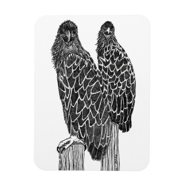 EGFJ SYSKON ROLIGT LOUNGING + FISKE PÅ PONDEN MAGNET (Vertikal)