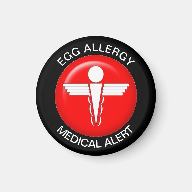 Egg Allergy Magnet (Framsidan)