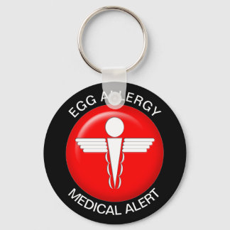 Egg Allergy Nyckelring