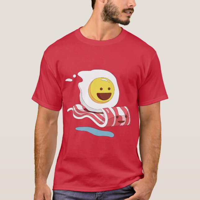 Egg Bacon T Shirt (Framsida)