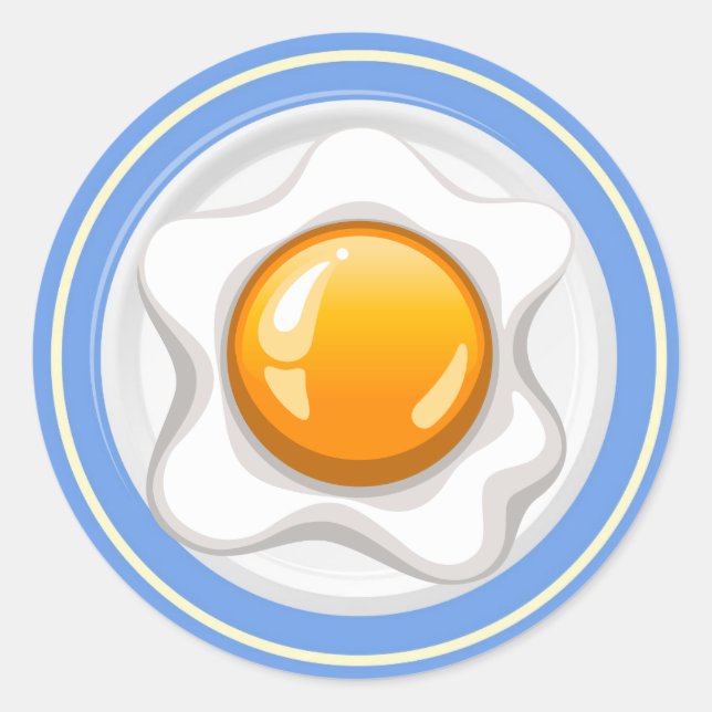 Egg Bowl Sticker - SRF Runt Klistermärke (Framsida)