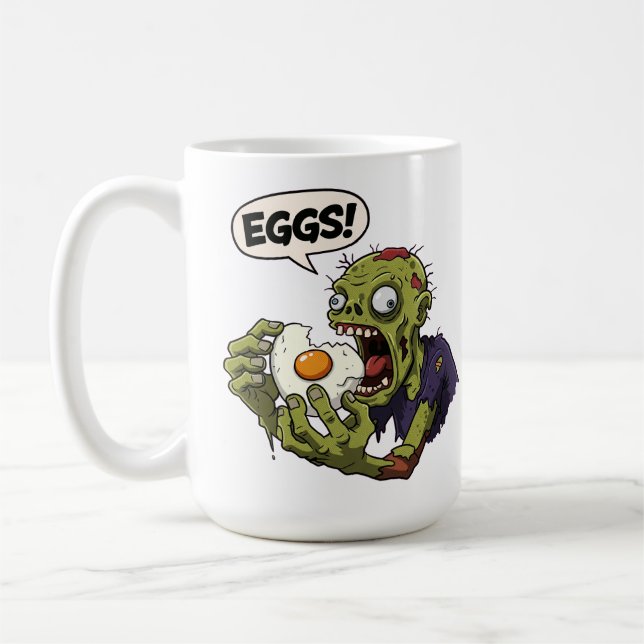 Egg Eating Zombie Kaffemugg (Vänster)