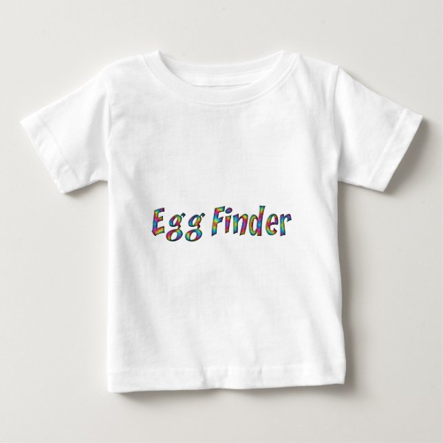 Egg Finder Typography Glad påsk Egg Hunt Funny Tröja (Framsida)