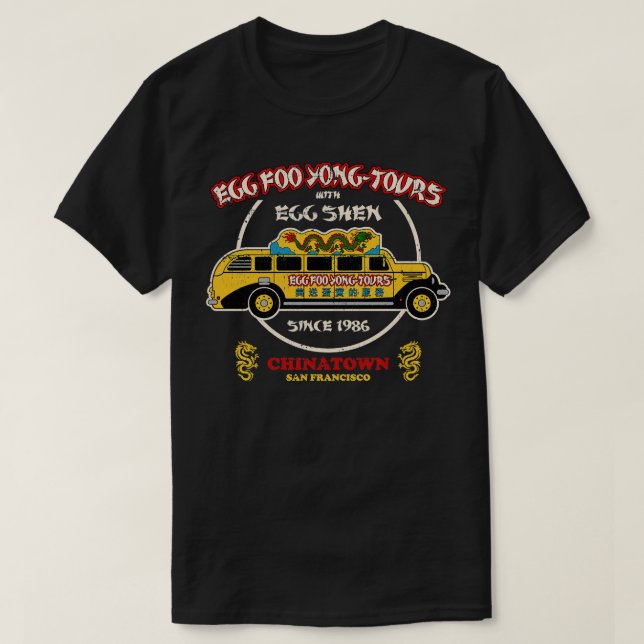 Egg Foo Yong Tours Chinatown T Shirt (Design framsida)