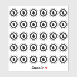 Egg Free Wedding Place Card Mini Food Allergy Klistermärken