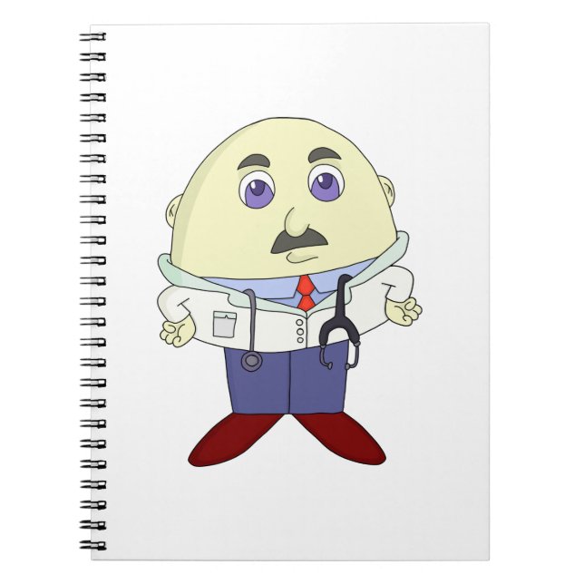 Egg Head Doktor Anteckningsbok (Framsidan)
