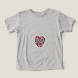 Egg Heart Påsk För barn T Shirt