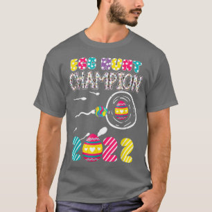 Egg Hunt Champion Funny Påsk Gravid Announcem T Shirt