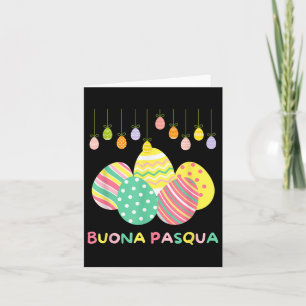 Egg Hunt Day Italiana Glad påsk Italien Påsk Buo Kort
