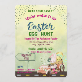Egg Hunt-inbjudan Inbjudningar