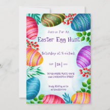 Egg Hunt-inbjudan - Roligt & Festive Påsk