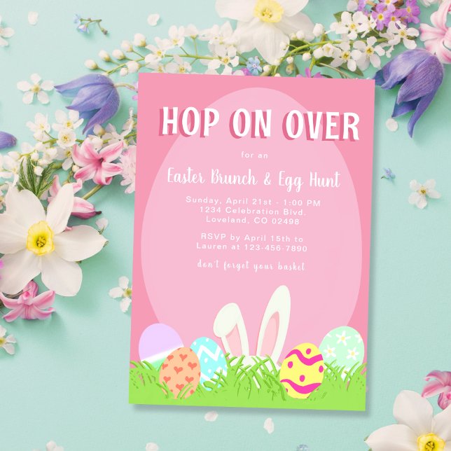 Egg Hunt och Påsk Brunch Inbjudningar (Skapare uppladdad)