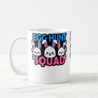 Egg Hunt Squad Bunny Easter Squad Family Matching Kaffemugg