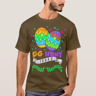 Egg Hunt Squad Påsk Coola Firande Funny T Shirt