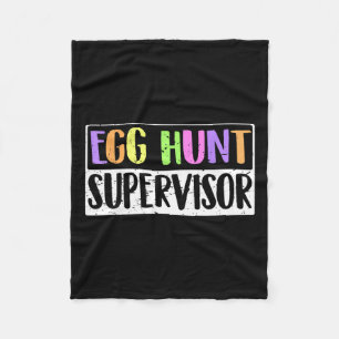 Egg Hunt Supervisor - Egg Hunting Party Mamma Papp Fleecefilt