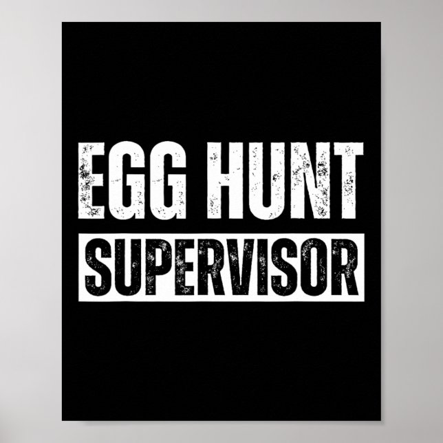 Egg Hunt Supervisor - Egg Hunting Party Mamma Papp Poster (Framsidan)