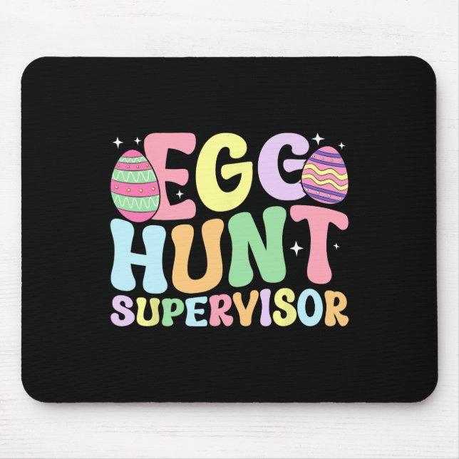 Egg Hunt Supervisor Retro Egg Hunting Party Mamma  Musmatta (Framsidan)