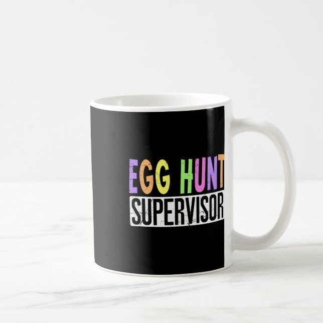 Egg Hunt Supervisor - Vuxen Egg Hunting Squad Mamm Kaffemugg (Höger)