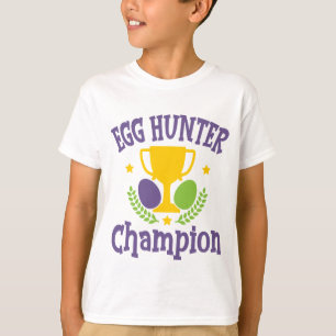 Egg Hunter Champion Modern Påsk Helgdag T Shirt