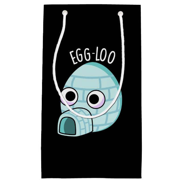 Egg-loo Funny Egg Pun Mörk BG (Framsidan)