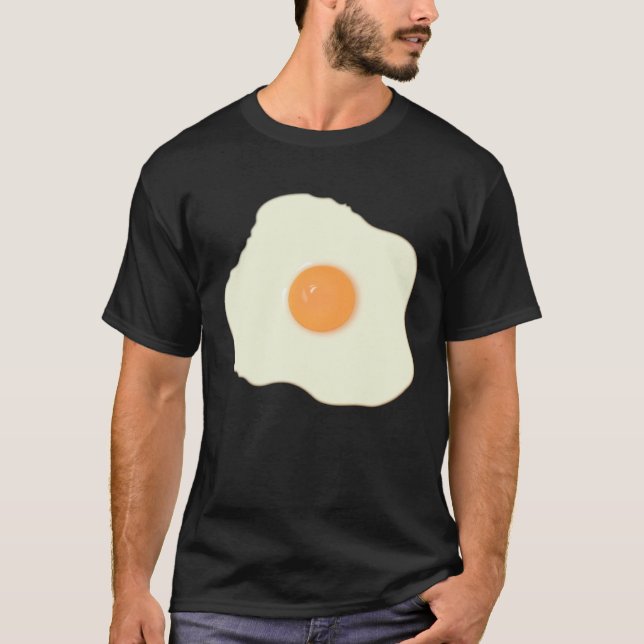 Egg Omelette Costume  Halloween T Shirt (Framsida)