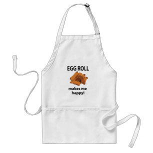 Egg Roll gör att jag Lycklig Egg Roll Förkläde