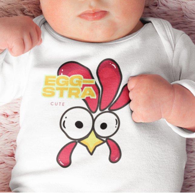 EGG-STRA Cute Rooster T Shirt (Skapare uppladdad)