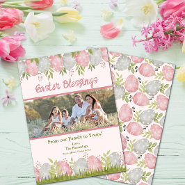 Egg-stra Sweet Anpassade Påsk Photo Julkort