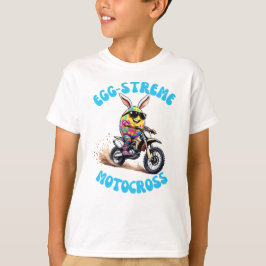 Egg-Streme Motocross - Ostern-Sprücheshirt T Shirt