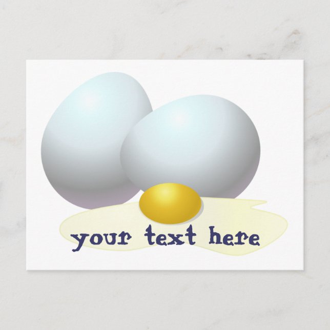 Egg-vykort Vykort (Framsida)