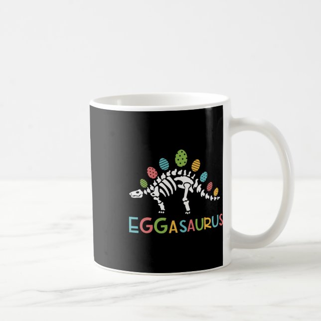 Eggasaurus Påsk Stegosaurus Dinosaurie Pojkar Barn Kaffemugg (Höger)