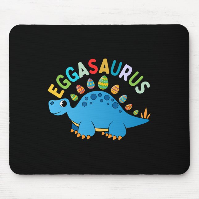 Eggasaurus Påskägg Hunt Dinosaur Stegosaurus till Musmatta (Framsidan)