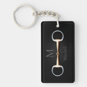 Eggbut Snaffle Bit Monogrammed Equestrian