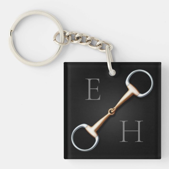 Eggbut Snaffle Bit Monogrammed Equestrian (Framsidan)