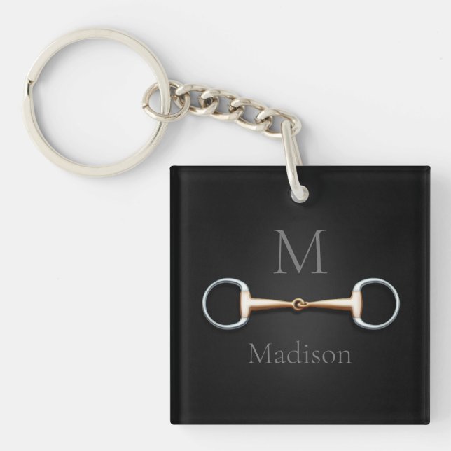 Eggbut Snaffle Bit Monogrammed Equestrian (Framsidan)