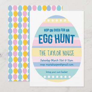 Eggcellent Påskägg Hunt Inbjudan