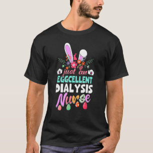 Eggcellig dialys Nurse Påskhare Öron Medica T Shirt