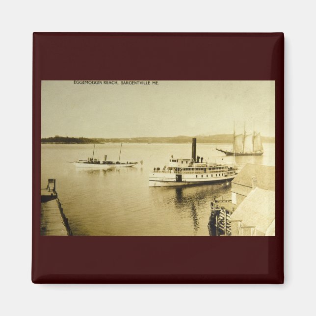 Eggemoggin Reach, Sargentville, Maine Magnet (Framsidan)