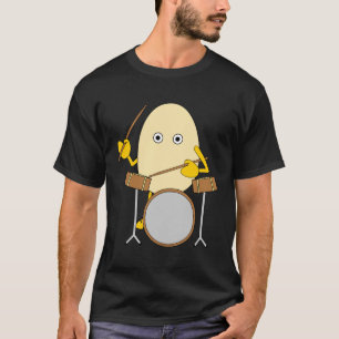 Egghead Drummer T Shirt