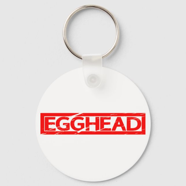Egghead Frimärke Nyckelring (Framsida)